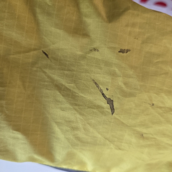 Vintage Patagonia Yellow and Gray Rain Jacket Windbreaker Large - Picture 9 of 9